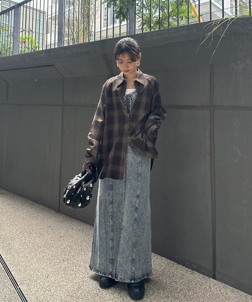 アメリヴィンテージ♡RIB MIX DENIM BLOUSON ameri vintage RIB MIX