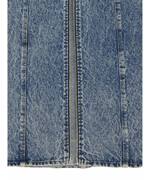 RIB MIX DENIM SKIRT（スカート）｜Ameri（アメリ）の