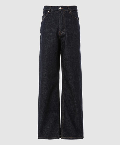 DRIES VAN NOTEN ブラックデニム DRIES VAN NOTEN(ドリスヴァンノッテン) イージーワイドデニム
