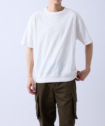 スラブ天竺タイポグラフィスエットTシャツ
