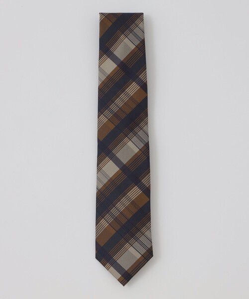 BLACK LABEL CRESTBRIDGE(ブラックレーベル・クレストブリッジ)の「インポートシャドーペンチェックタイ(ネクタイ・メンズ・ブラウン系その他5/ネイビー・FREE)」の2枚目の写真