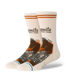 STANCE | 【STANCE/スタンス】ヨセミテ国立公園コラボモデル　ロゴクルーソックス / おしゃれなギフトに最適！ / YOSEMITE NP CREW(ソックス/靴下)