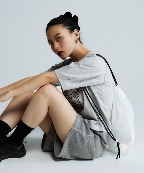 JEANASIS(ジーナシス)の「【Les Fleurs】ナップサック/600817(バックパック/リュック・レディース・ホワイト/カーキ/ブラック・FREE)」の11枚目の写真