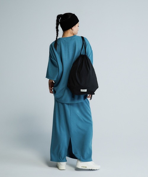 JEANASIS(ジーナシス)の「【Les Fleurs】ナップサック/600817(バックパック/リュック・レディース・ホワイト/カーキ/ブラック・FREE)」の14枚目の写真