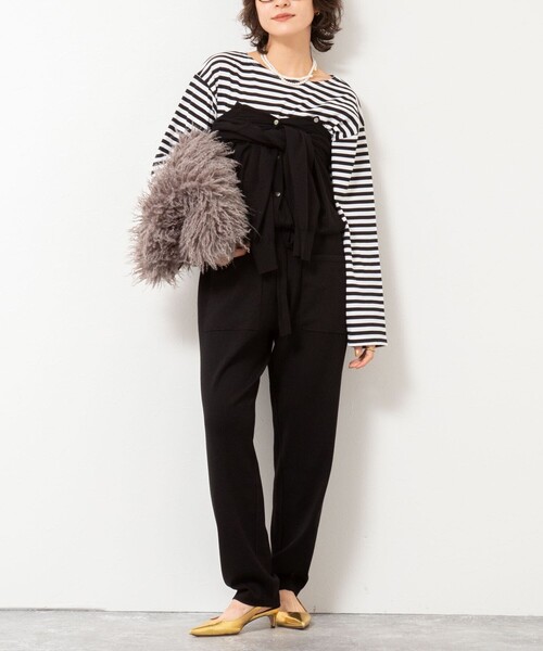 セール】《手洗い可能》《セットアップ対応》ニットオールインワン