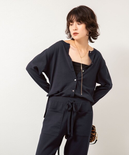 セール】《手洗い可能》《セットアップ対応》ニットオールインワン