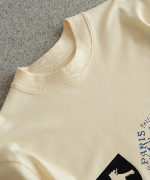 Blanc Bleu Minuit(ブランブルーミニュイ)の「PARIS PT ロンTEE(Tシャツ/カットソー・レディース・キナリ/ネイビー・FREE)」の22枚目の写真