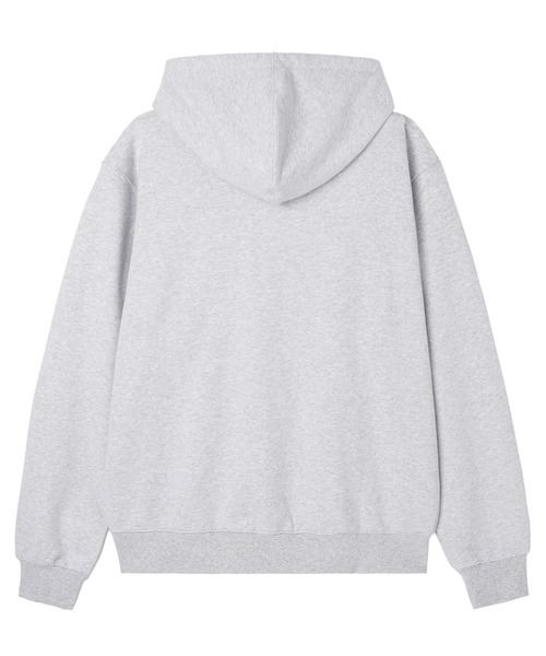OY(オーワイ)の「『OY/オーワイ』LOGO PATCH HOODIE ZIP UP/ロゴパッチジップアップパーカー(パーカー・レディース・グレー・M/L)」の9枚目の写真