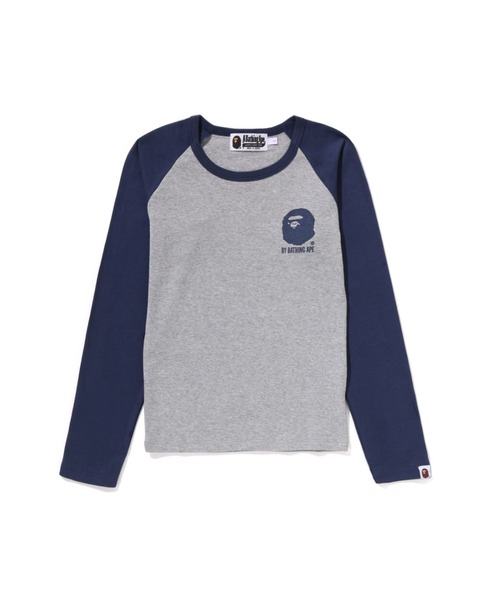 A BATHING APE RAGLAN LS TEE ブラウン A BATHING APE RAGLAN LS TEE ブラウン