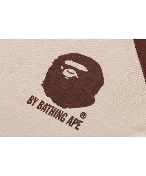 A BATHING APE RAGLAN LS TEE ブラウン A BATHING APE RAGLAN LS TEE ブラウン