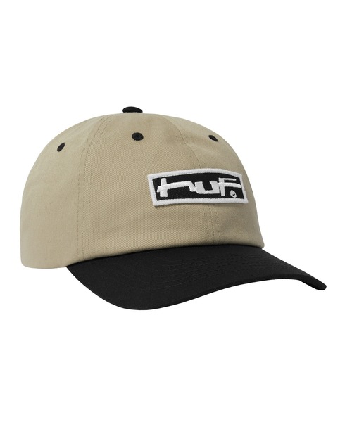 HUF（ハフ）の「STRETCH LOGO 6 PANEL CV HAT（キャップ・メンズ・ホワイト×ブルー/ベージュ系その他・O/S）」の2枚目の写真