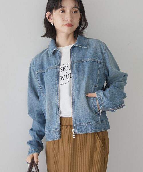 journal standard luxe 【APRIL】デニムブルゾン journal standard luxe 【APRIL】デニムブルゾン