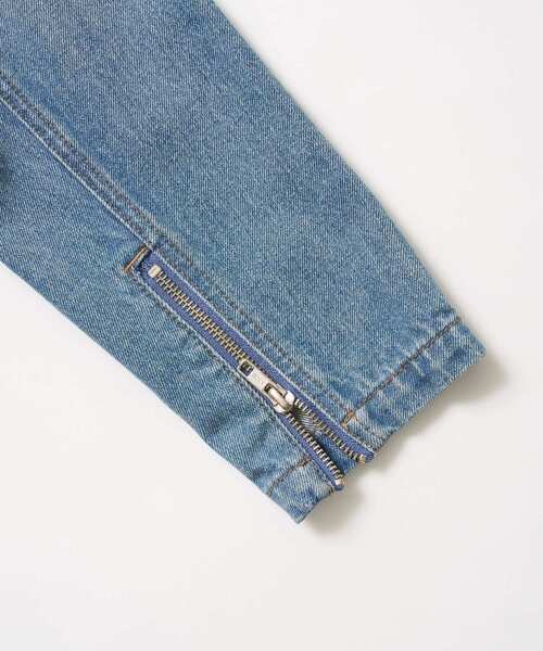 AMERICAN HOLIC（アメリカンホリック）の「WZIPデニムジャケット（デニムジャケット・レディース・ブラック/ライトインディゴブルー・M/L）」の22枚目の写真