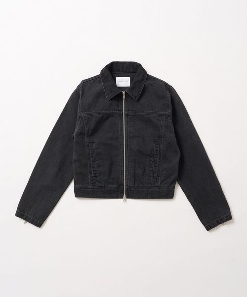 AMERICAN HOLIC（アメリカンホリック）の「WZIPデニムジャケット（デニムジャケット・レディース・ブラック/ライトインディゴブルー・M/L）」の18枚目の写真