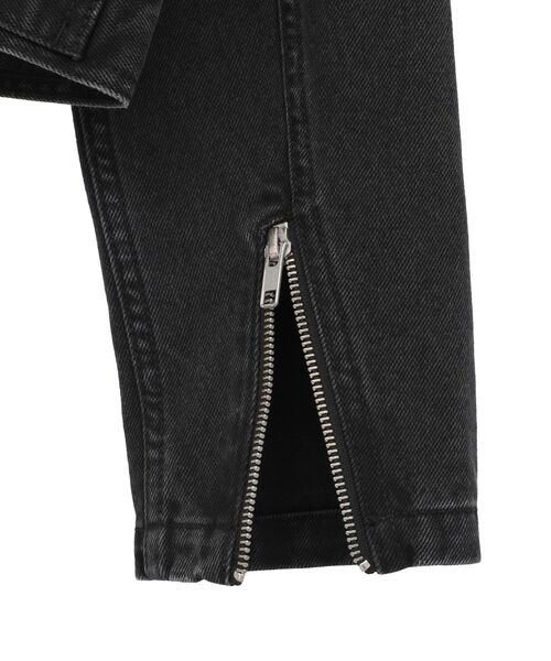 AMERICAN HOLIC（アメリカンホリック）の「WZIPデニムジャケット（デニムジャケット・レディース・ブラック/ライトインディゴブルー・M/L）」の21枚目の写真