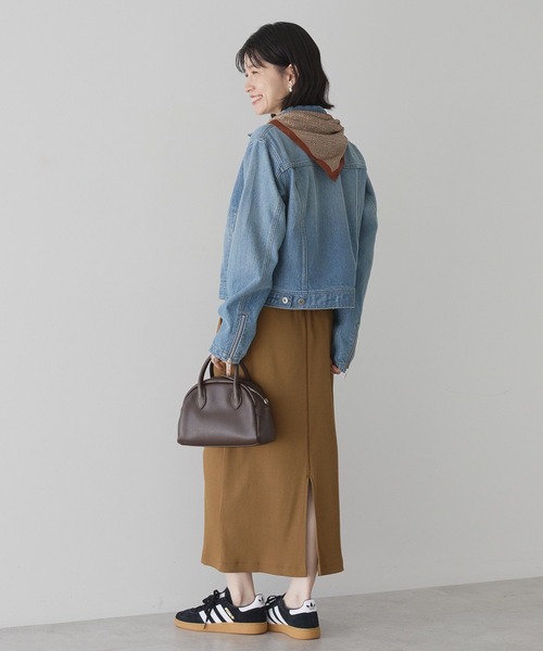 AMERICAN HOLIC（アメリカンホリック）の「WZIPデニムジャケット（デニムジャケット・レディース・ブラック/ライトインディゴブルー・M/L）」の12枚目の写真