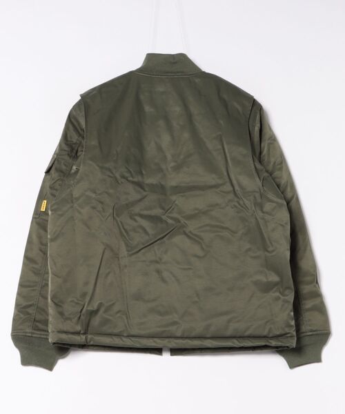 SPIEWAK（スピーワック）の「G-8 WEP ロングジャケット  ナイロンコットン/フライトジャケット（ミリタリージャケット・メンズ・セージグリーン/ネイビー/ブラック/デザートカモ・LARGE/X-LARGE/MEDIUM/SMALL）」の5枚目の写真
