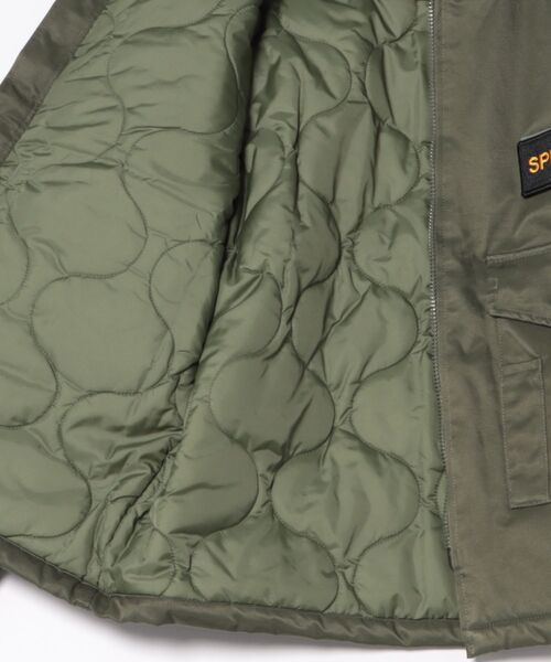 SPIEWAK（スピーワック）の「G-8 WEP ロングジャケット  ナイロンコットン/フライトジャケット（ミリタリージャケット・メンズ・セージグリーン/ネイビー/ブラック/デザートカモ・LARGE/X-LARGE/MEDIUM/SMALL）」の6枚目の写真