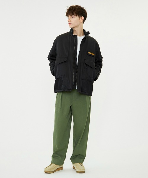 SPIEWAK（スピーワック）の「G-8 WEP ロングジャケット  ナイロンコットン/フライトジャケット（ミリタリージャケット・メンズ・セージグリーン/ネイビー/ブラック/デザートカモ・LARGE/X-LARGE/MEDIUM/SMALL）」の8枚目の写真