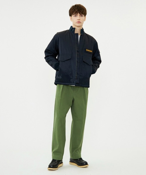 SPIEWAK（スピーワック）の「G-8 WEP ロングジャケット  ナイロンコットン/フライトジャケット（ミリタリージャケット・メンズ・セージグリーン/ネイビー/ブラック/デザートカモ・LARGE/X-LARGE/MEDIUM/SMALL）」の13枚目の写真