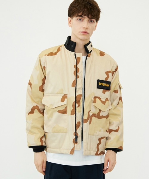 SPIEWAK（スピーワック）の「G-8 WEP ロングジャケット  ナイロンコットン/フライトジャケット（ミリタリージャケット・メンズ・セージグリーン/ネイビー/ブラック/デザートカモ・LARGE/X-LARGE/MEDIUM/SMALL）」の14枚目の写真
