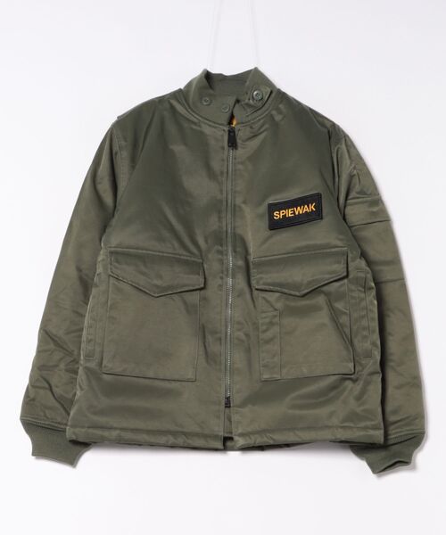 SPIEWAK（スピーワック）の「G-8 WEP ロングジャケット  ナイロンコットン/フライトジャケット（ミリタリージャケット・メンズ・セージグリーン/ネイビー/ブラック/デザートカモ・LARGE/X-LARGE/MEDIUM/SMALL）」の17枚目の写真