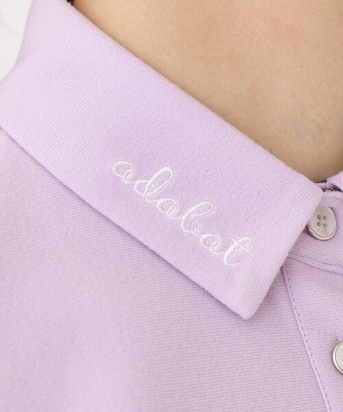 セール】起毛ストレッチ長袖ポロシャツ（ポロシャツ）｜adabat