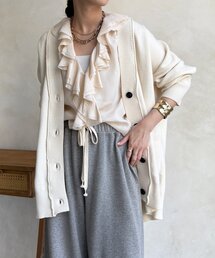 マシーンウォッシャブルニットカーディガン