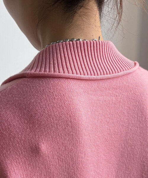 DouDou（ドゥドゥ）の「マシーンウォッシャブルニットカーディガン（カーディガン/ボレロ・レディース・ブラック/ベージュ/ホワイト/ピンク・FREE）」の8枚目の写真