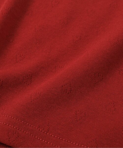apres les cours（アプレレクール）の「【ジュニア対応】ハート針抜きフリルTシャツ（Tシャツ/カットソー・キッズ・チャコール/レッド/アイボリー/グレー・110/120/130/140/80/90/100）」の16枚目の写真
