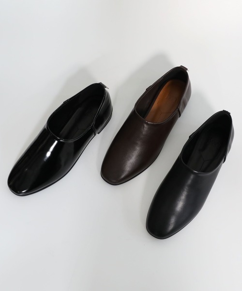 hiamu(ヒアム)の「ヒアムロゴポイントミニマルローファー/hiamu 1st collection(ローファー・レディース・ブラウン/ブラック/ブラック系その他・23.0cm/23.5cm/24.0cm/24.5cm/25.0cm)」の18枚目の写真