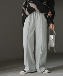 HUG.U（ハグユー）の「選べる2丈 「きれい見え」 スウェットワイドパンツ（スウェットパンツ）」