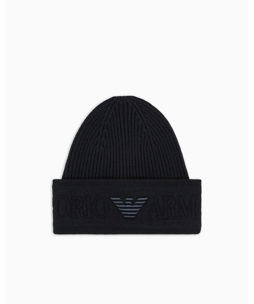 EMPORIO ARMANI 無地 ニットキャップ・ビーニーEMPORIO ARMANI（ニット