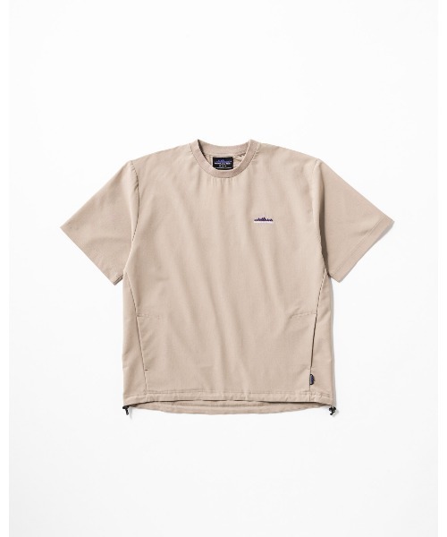 THOUSAND MILE（サウザンドマイル）の「[M's]SHORT SLEEVE DRAWCOAD T-SHIRT HIGH AIR PERMEABILITY/ショートスリーブドローコードTシャツ（Tシャツ/カットソー・メンズ・ブラック/グレイッシュベージュ/ブルー/セージグリーン・S/XL/L/M/XS）」の2枚目の写真