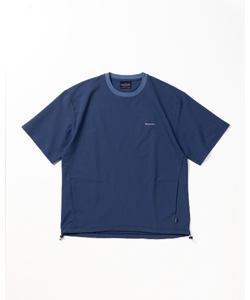 THOUSAND MILE（サウザンドマイル）の「[M's]SHORT SLEEVE DRAWCOAD T-SHIRT HIGH AIR PERMEABILITY/ショートスリーブドローコードTシャツ（Tシャツ/カットソー・メンズ・ブラック/グレイッシュベージュ/ブルー/セージグリーン・S/XL/L/M/XS）」の4枚目の写真