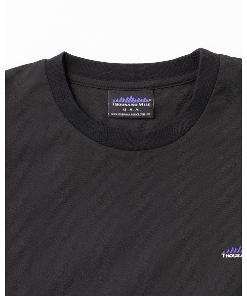 THOUSAND MILE（サウザンドマイル）の「[M's]SHORT SLEEVE DRAWCOAD T-SHIRT HIGH AIR PERMEABILITY/ショートスリーブドローコードTシャツ（Tシャツ/カットソー・メンズ・ブラック/グレイッシュベージュ/ブルー/セージグリーン・S/XL/L/M/XS）」の6枚目の写真