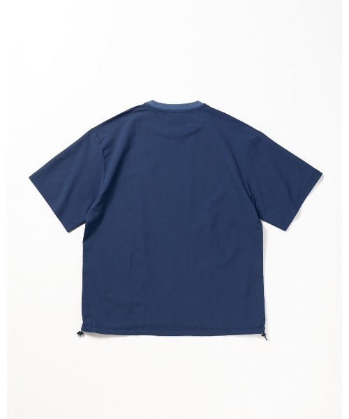THOUSAND MILE（サウザンドマイル）の「[M's]SHORT SLEEVE DRAWCOAD T-SHIRT HIGH AIR PERMEABILITY/ショートスリーブドローコードTシャツ（Tシャツ/カットソー・メンズ・ブラック/グレイッシュベージュ/ブルー/セージグリーン・S/XL/L/M/XS）」の19枚目の写真