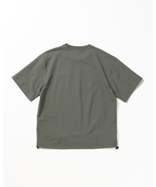 THOUSAND MILE（サウザンドマイル）の「[M's]SHORT SLEEVE DRAWCOAD T-SHIRT HIGH AIR PERMEABILITY/ショートスリーブドローコードTシャツ（Tシャツ/カットソー・メンズ・ブラック/グレイッシュベージュ/ブルー/セージグリーン・S/XL/L/M/XS）」の5枚目の写真