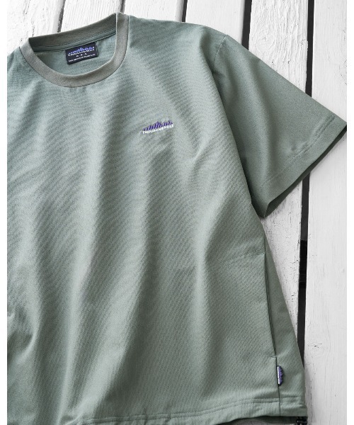THOUSAND MILE（サウザンドマイル）の「[M's]SHORT SLEEVE DRAWCOAD T-SHIRT HIGH AIR PERMEABILITY/ショートスリーブドローコードTシャツ（Tシャツ/カットソー・メンズ・ブラック/グレイッシュベージュ/ブルー/セージグリーン・S/XL/L/M/XS）」の20枚目の写真