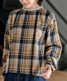 チカキサダ チェックブラウス 黄色 楽天市場】トップス シャツ ブラウス チュニック SO[] エスオー