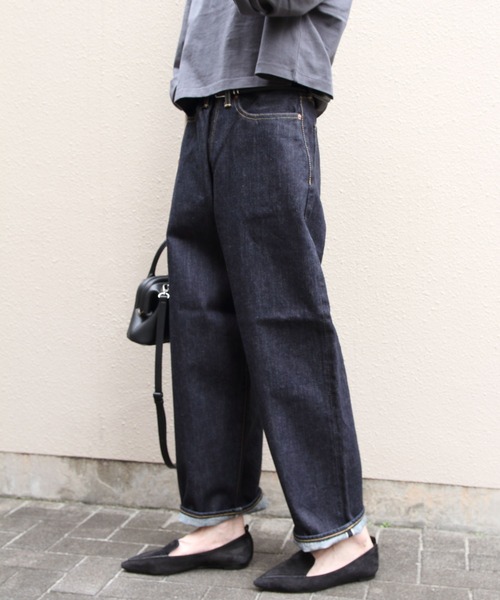 Sanca/サンカ デニム5Pワイドフィット 15.5oz DENIM 5P WIDE FIT