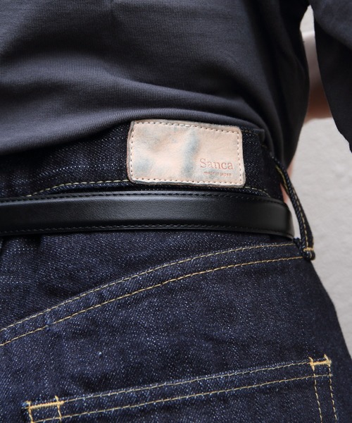 Sanca(サンカ)の「Sanca/サンカ デニム5Pワイドフィット 15.5oz DENIM 5P WIDE FIT(ウィメンズ)(デニムパンツ・レディース・インディゴブルー・0)」の6枚目の写真