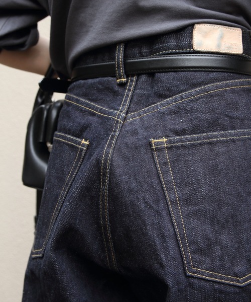 Sanca(サンカ)の「Sanca/サンカ デニム5Pワイドフィット 15.5oz DENIM 5P WIDE FIT(ウィメンズ)(デニムパンツ・レディース・インディゴブルー・0)」の7枚目の写真