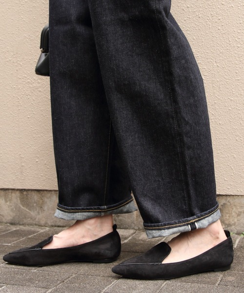 Sanca(サンカ)の「Sanca/サンカ デニム5Pワイドフィット 15.5oz DENIM 5P WIDE FIT(ウィメンズ)(デニムパンツ・レディース・インディゴブルー・0)」の8枚目の写真