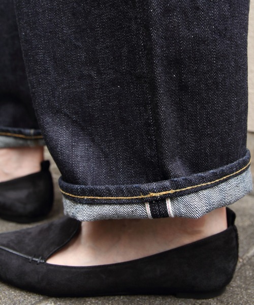 Sanca(サンカ)の「Sanca/サンカ デニム5Pワイドフィット 15.5oz DENIM 5P WIDE FIT(ウィメンズ)(デニムパンツ・レディース・インディゴブルー・0)」の9枚目の写真