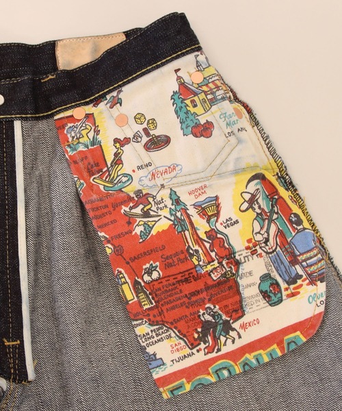 Sanca(サンカ)の「Sanca/サンカ デニム5Pワイドフィット 15.5oz DENIM 5P WIDE FIT(ウィメンズ)(デニムパンツ・レディース・インディゴブルー・0)」の11枚目の写真