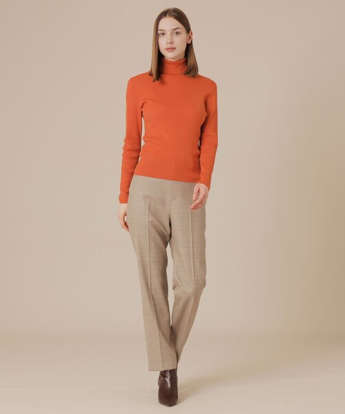 【Precious12月号/婦人画報11月号掲載】クリアーニットタートルネックプルオーバー