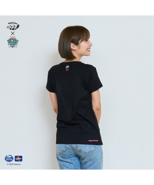Vehicles(ビークルズ)の「パウパトロール 子供服 グラフィック半袖Tシャツスカイホワイト スカイ(Tシャツ/カットソー・レディース・ホワイト/ブラック・womens free/MEDIUM/LARGE)」の5枚目の写真