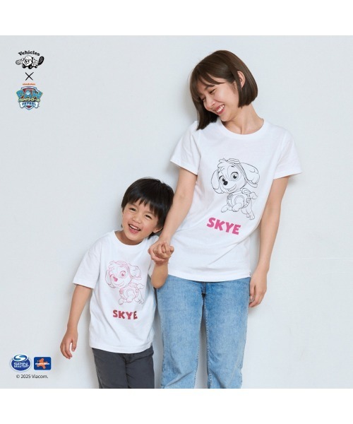 Vehicles(ビークルズ)の「パウパトロール 子供服 グラフィック半袖Tシャツスカイホワイト スカイ(Tシャツ/カットソー・レディース・ホワイト/ブラック・womens free/MEDIUM/LARGE)」の11枚目の写真