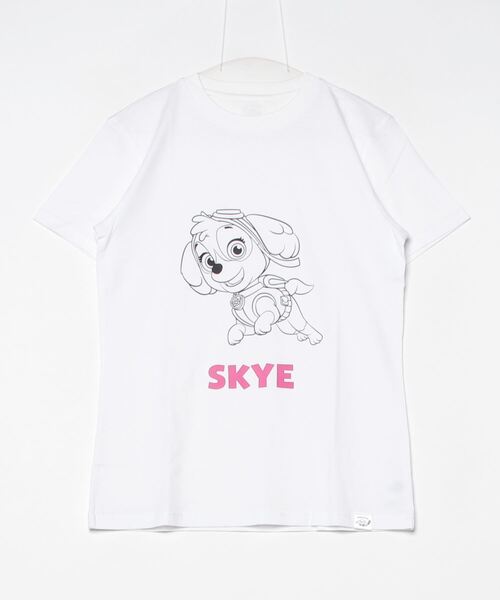 Vehicles(ビークルズ)の「パウパトロール 子供服 グラフィック半袖Tシャツスカイホワイト スカイ(Tシャツ/カットソー・レディース・ホワイト/ブラック・womens free/MEDIUM/LARGE)」の12枚目の写真